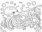 Octopus Coloring Pages Printable Print Museprintables Color Ocean Creatures Choose Board sketch template