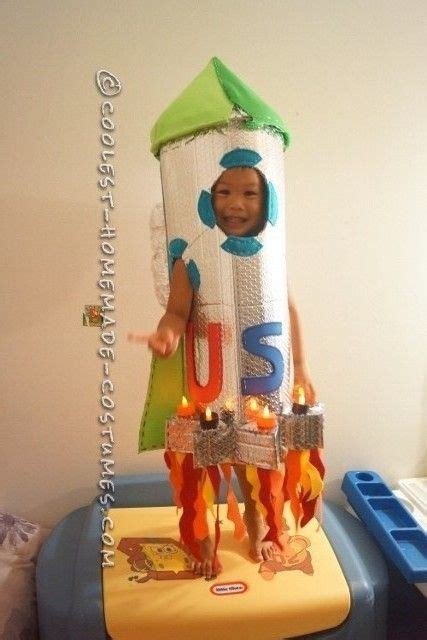 coolest homemade rocket ship costume diy costumes kids halloween