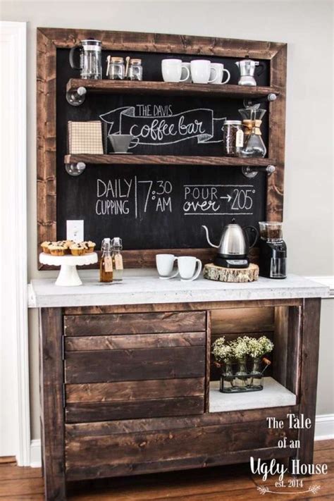 charming coffee station design ideas  starting  day   style motivation