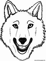 Wolf Face Coloring Pages Head Mask Printable Werewolf Cow Animal Drawing Totem Print Template Pole Color Coloringhome Getcolorings Getdrawings Colorings sketch template