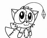 Tails Doll Coloring Pages Lineart Deviantart Character Stats sketch template
