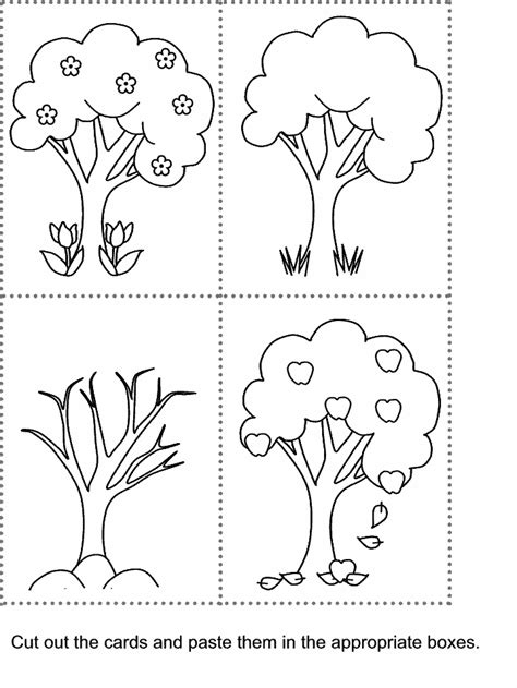 worksheets seasons coloring coloring pages