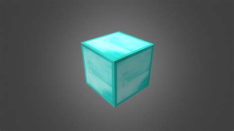 minecraft diamond block    model  onilak atonilak