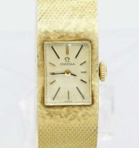 ladies 14kt yellow gold vintage omega watch