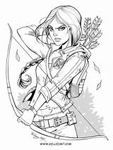 Katniss Hunger Kelleeart Games Everdeen Kellee Archery Nbsp Megacon Getdrawings Sketch sketch template