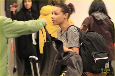 Jessica Parker Kennedy At Vancouver International Airport