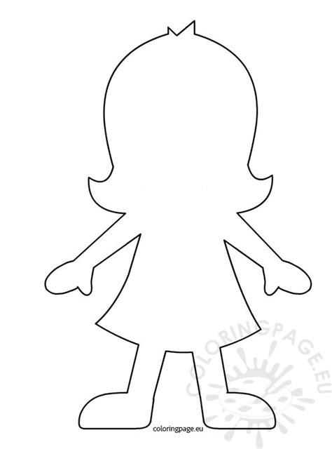 printable paper doll template