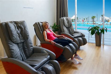 relax zone with massage chairs nemo fitness club