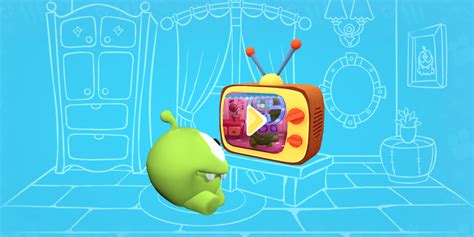om nom is a new cut the rope based movie that hits theaters next year