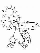 Condor Coloring Pages Cartoon Catroon Getdrawings Supercoloring Categories sketch template