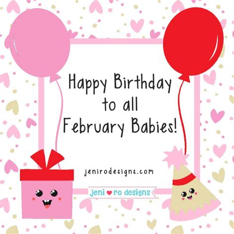 february birthday shout  jeni ro designs