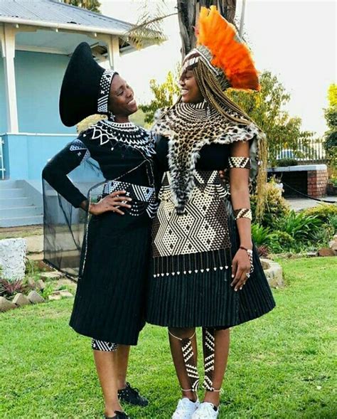 African Zulu Print Inspired Traditional Wedding Outfits Styles 2d