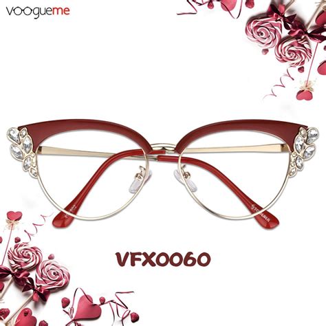 stylish wine red crystal cat eye glasses there s nothing like a pair of