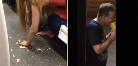 which is worse to get caught drunk eating on video styrofoam or chips off a train s floor