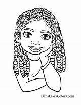 Coloring Pages Girls People Girl African American Colouring Drawings Printables Draw Choose Board sketch template