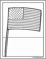 Coloring July Pages Fourth Flag Independence Printable Patriotic Kids Stars Colorwithfuzzy American sketch template