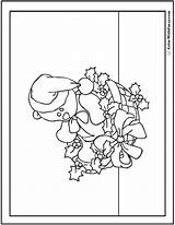 Bear Coloring Teddy Pages Christmas Cute sketch template