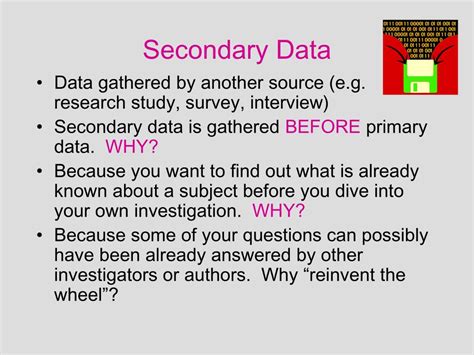 primary  secondary data powerpoint  id