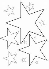 Coloring Star Pages Printable Stars Color Template Print Colouring Sheets Templates Kids Sterne Space Board Easy Adult Adults Toddler Kostenlos sketch template