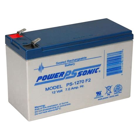 Buy Powersonic 12v 7ah Ups Battery Replaces Vision Cp1270 F2 Cp 1270 F2