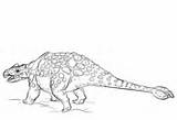 Ankylosaurus Coloring Dinosaur Pages Draw Drawing Printable Supercoloring Sketch sketch template