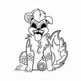 Coloring Pokemon Growlithe Pages Los Dead Mashup Muertos Drawing Redbubble Getdrawings Printable Getcolorings sketch template