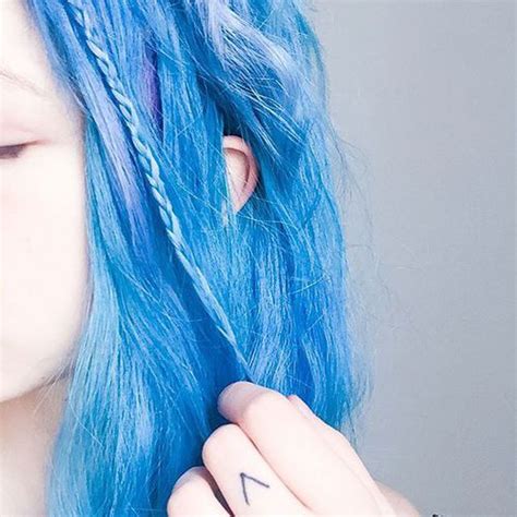 Pin By Kayleigh Rumens On Hair Blue Hair Aesthetic Dyed