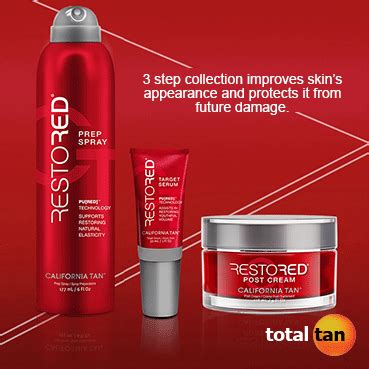 red light therapy products total tan