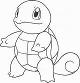 Squirtle Colorare Disegni Dibujos Kleurplaat Pikachu Copyright ポケモン sketch template