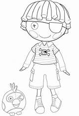 Lalaloopsy Boy Coloring Pages Coloringme sketch template