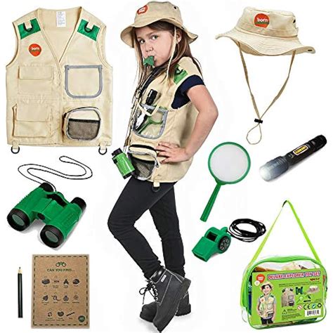 kids explorer kit boys  girls  washable premium safari vest adventure kit ebay