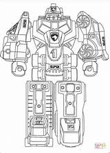 Coloring Power Rangers Pages Megazord Book Ranger Standing Drawing Robot Printable Para Coloriage Paper sketch template