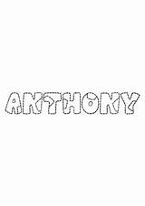 Anthony Coloriages Divers Prenoms Prénoms Imprime Partage Télécharge sketch template