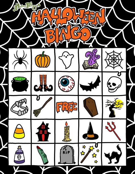 halloween bingo cards printable