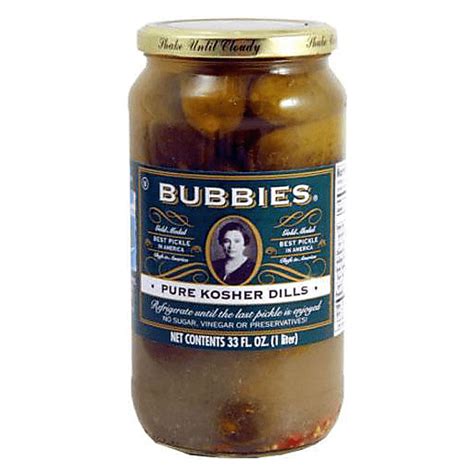 Bubbies Kosher Dill Pickles Pickles And Relish New Pioneer