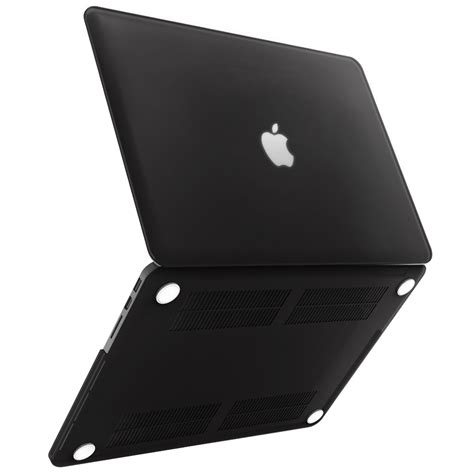 frosted hard case apple macbook pro retina   black