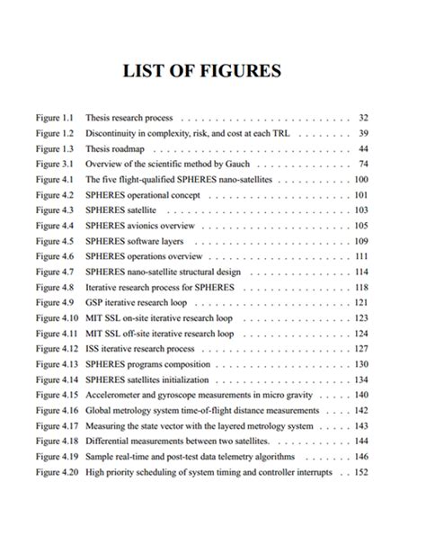 thesis table  contents writing  outline format