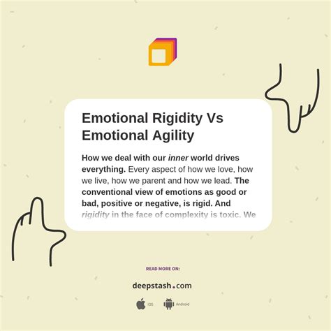 emotional rigidity  emotional agility deepstash