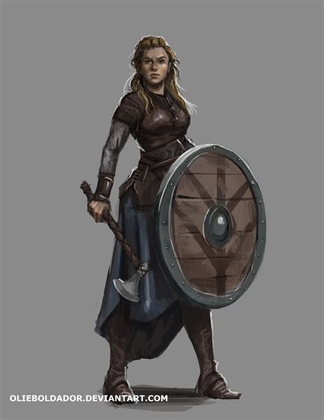 fuck yeah warrior women char portraits commission viking woman by