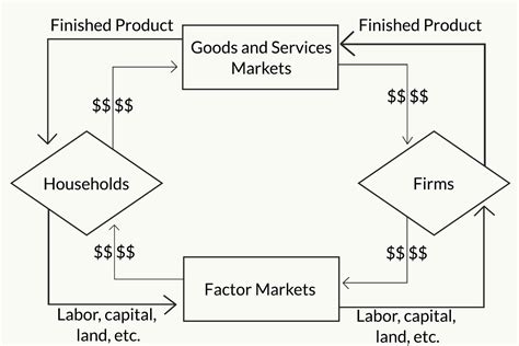 circular flow model   economy