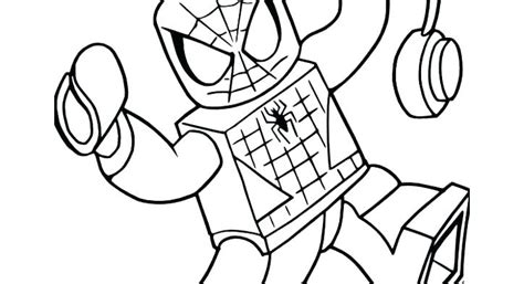 lego spiderman coloring pages  print  getcoloringscom