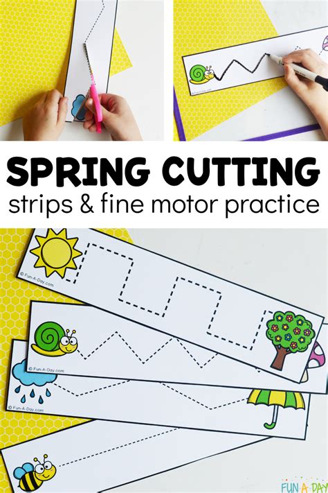 spring cutting strips fine motor  printable laptrinhx news