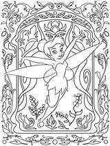 Coloring Pages Disney Adult Adults Tinkerbell Rocks sketch template