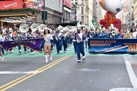 morgans marching band lights  macys thanksgiving day parade
