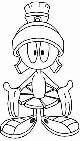 Marvin Martian Coloring Drawing Drawings Tunes Looney Pages Cartoon Cartoons Book Kids Colouring Disney Characters Jar Matter Cookie Song Getdrawings sketch template