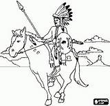 Coloring Pages Native American Indians Indian Cherokee Sheets Americans Horse Printable Tribes Book Drawing Cleveland Getcolorings Hunting Adult Games Color sketch template