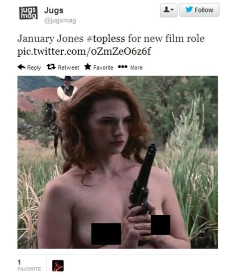 Photos January Jones Topless In New Movie ‘sweetwater