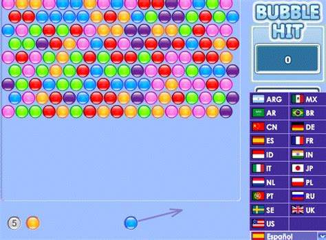 Jugar Bubble Hit En Internet Juegos Gratis