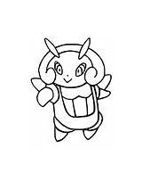 Pokemon Illumise Coloring Pages sketch template