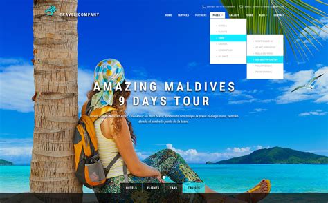 travel booking website template  booking website website template templates